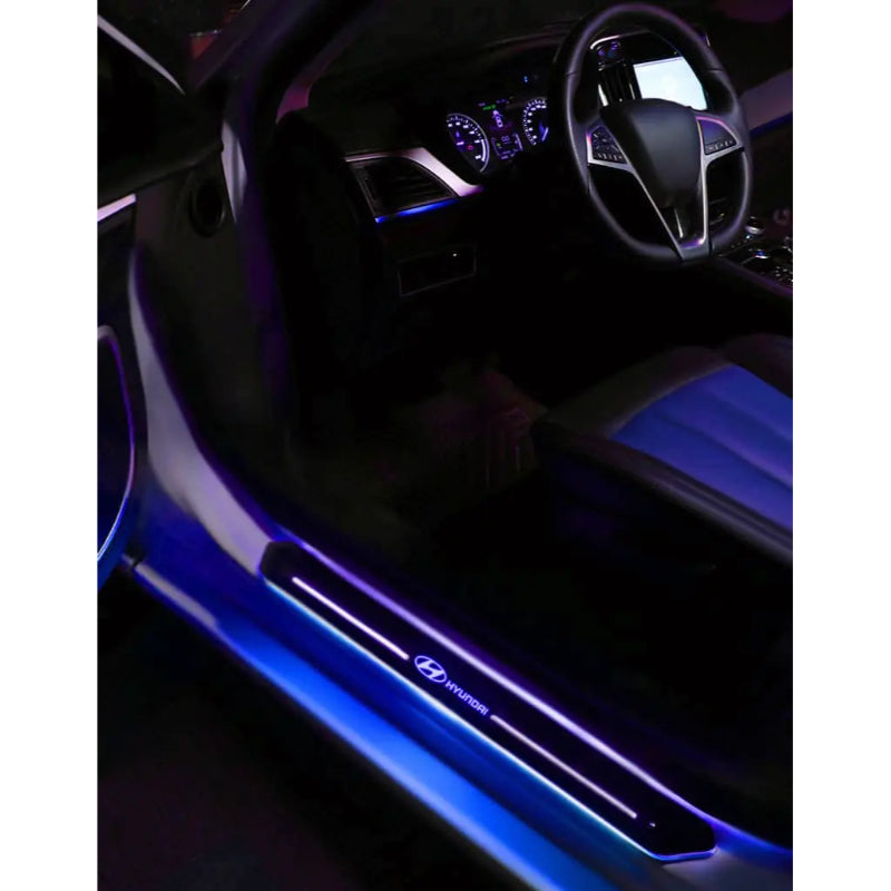 LED Illuminated Hyundai Door Sills