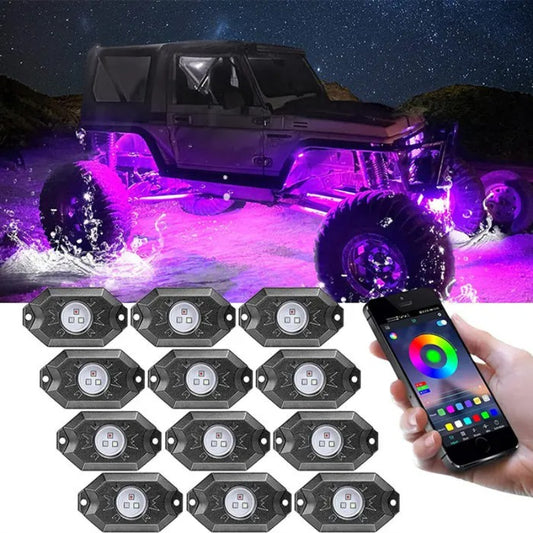 Set Of 12 Neon Lights For ATV Truck