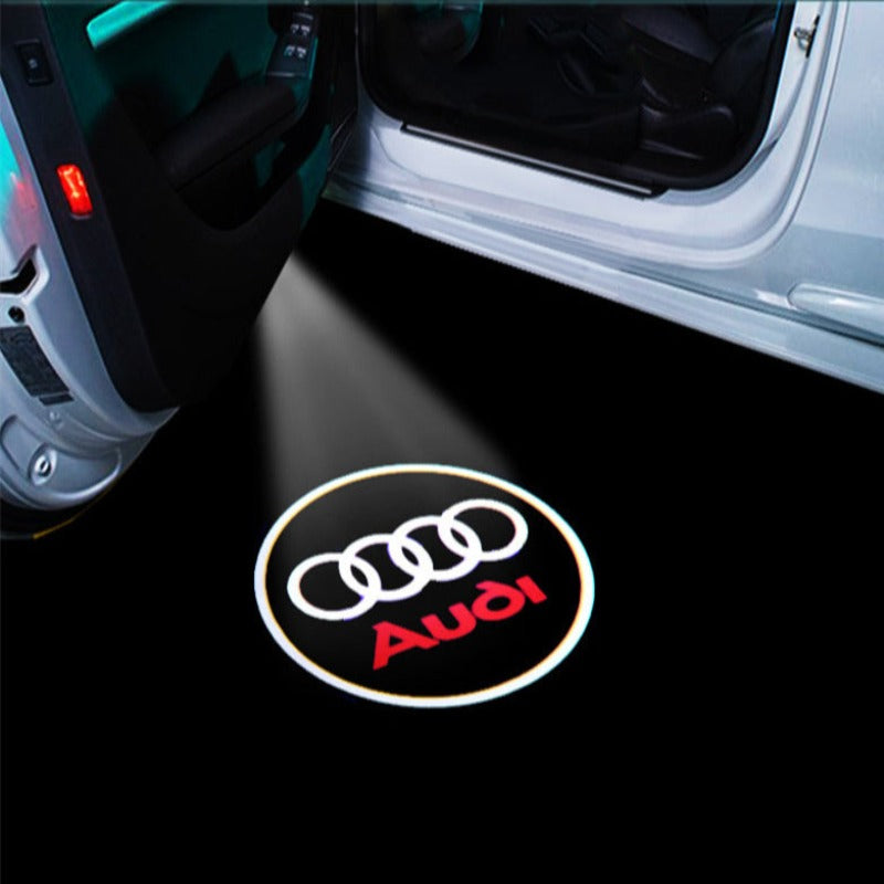 car door projector light audi