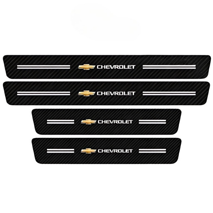 4 Pack Door Sill Protector With Carbon Film Anti Scratch