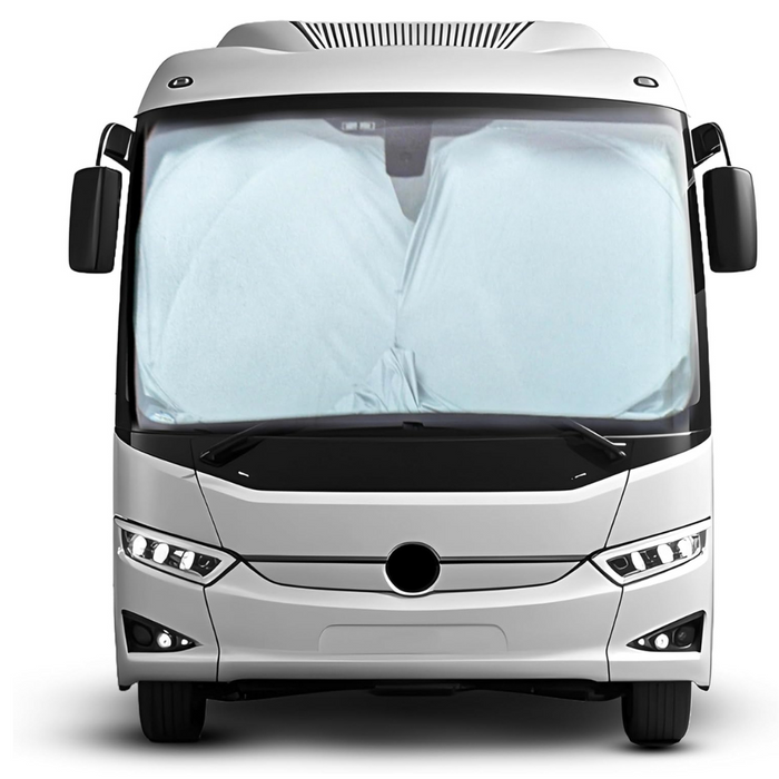 Car Windshield Sun Shade With Foldable Reflective Screen With Pouch
