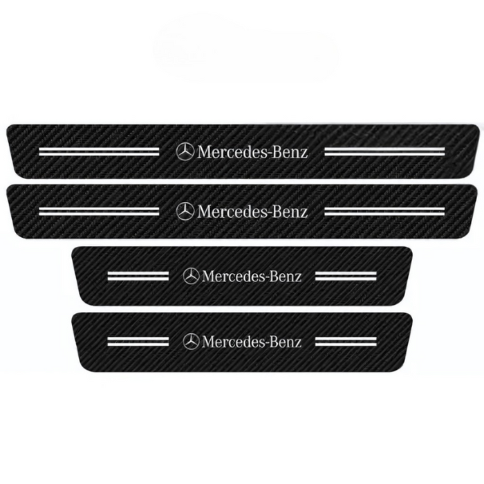 4 Pack Door Sill Protector With Carbon Film Anti Scratch