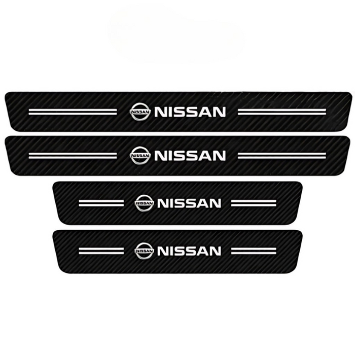 4 Pack Door Sill Protector With Carbon Film Anti Scratch