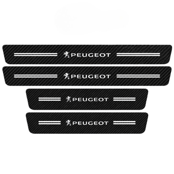 4 Pack Door Sill Protector With Carbon Film Anti Scratch