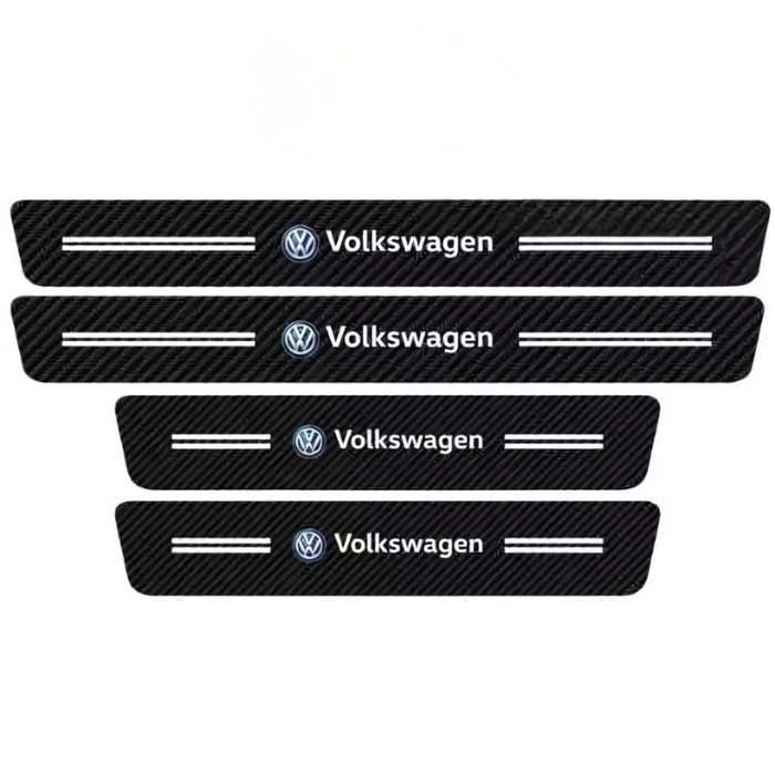 4 Pack Door Sill Protector With Carbon Film Anti Scratch
