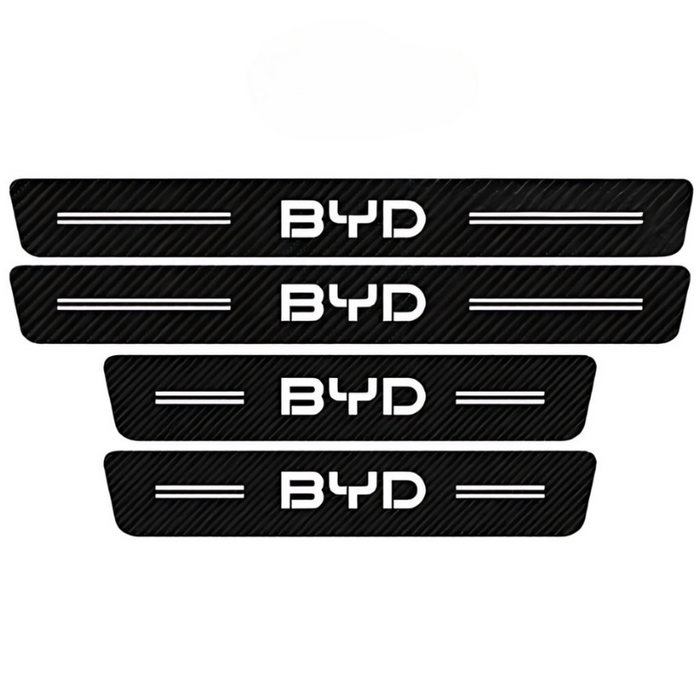 4 Pack Door Sill Protector With Carbon Film Anti Scratch