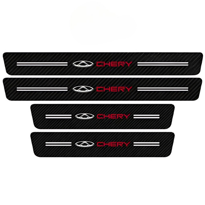 4 Pack Door Sill Protector With Carbon Film Anti Scratch