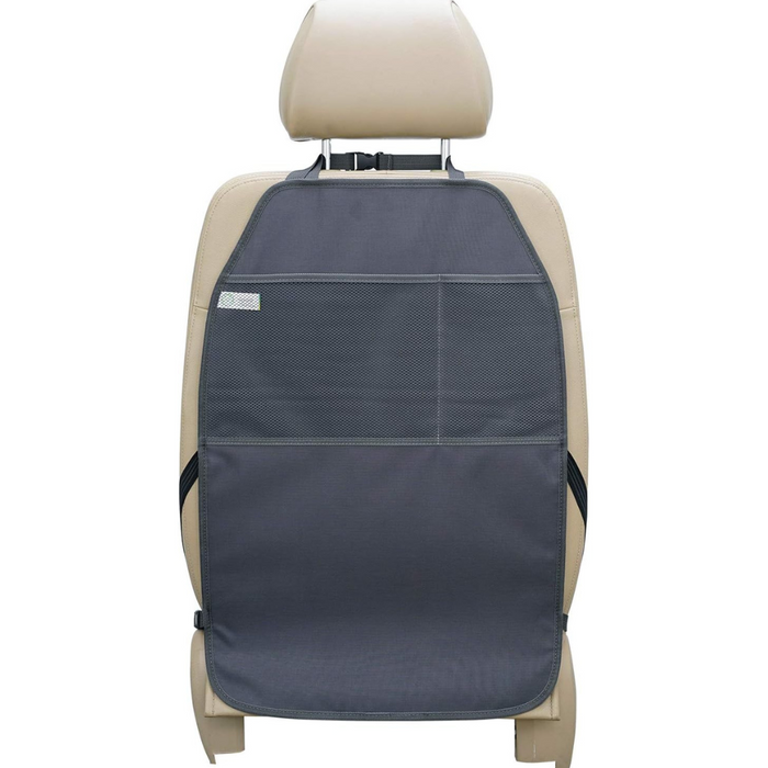 Back Seat Cover With Pockets Car Organizer Kick Mat