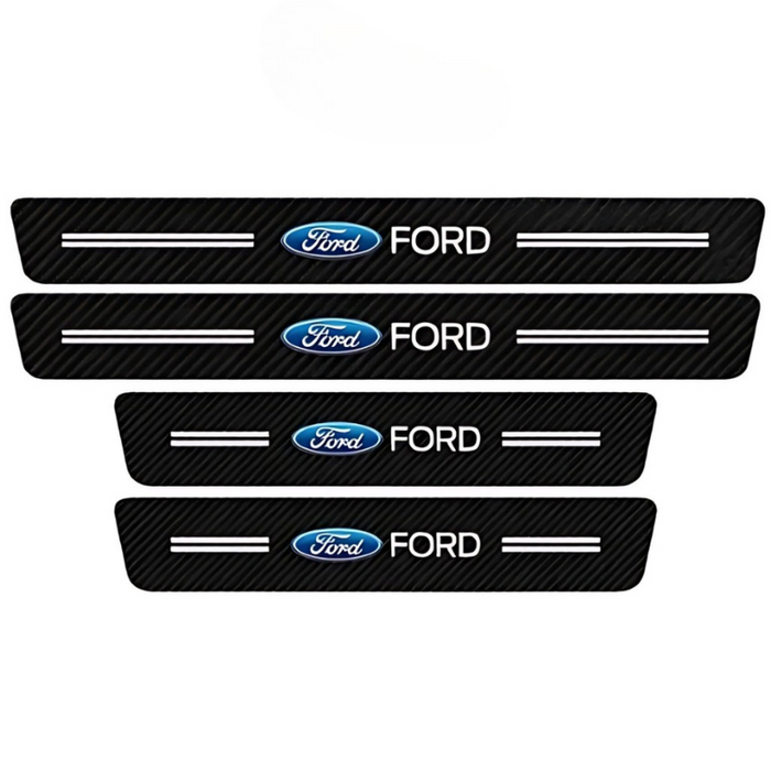 4 Pack Door Sill Protector With Carbon Film Anti Scratch