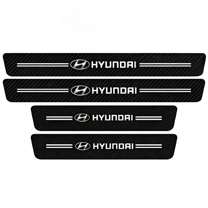 4 Pack Door Sill Protector With Carbon Film Anti Scratch