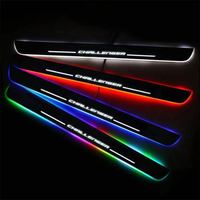 Custom Deluxe Illuminated Led Car Door Sill Lights