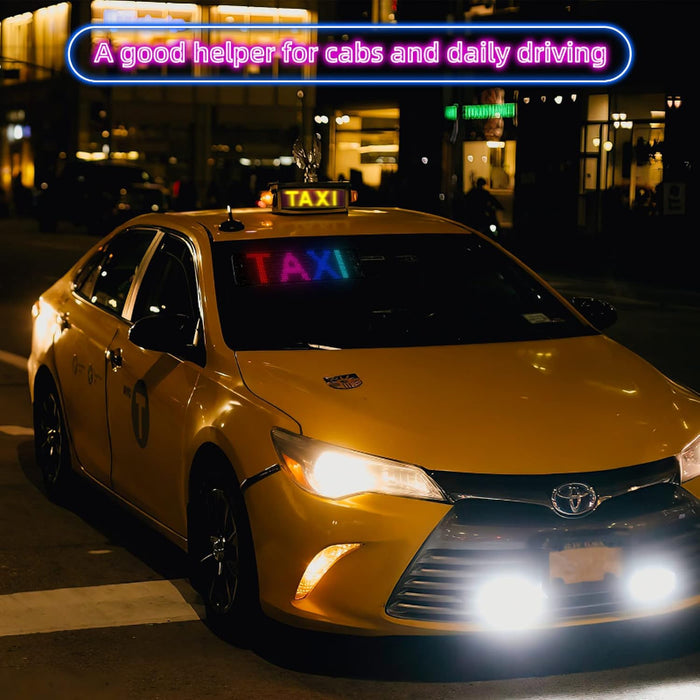 Flexible Scrolling LED Car Sign With App Control And Custom Text