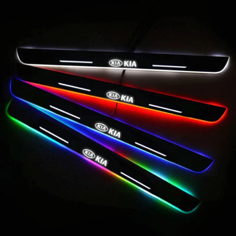 Custom Deluxe Illuminated Led Car Door Sill Lights