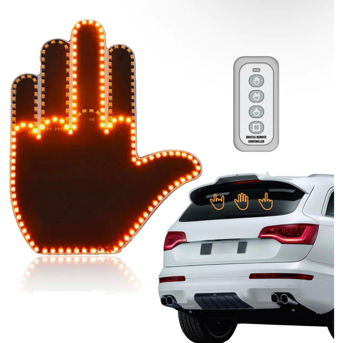 LED Gesture Control Car Sign