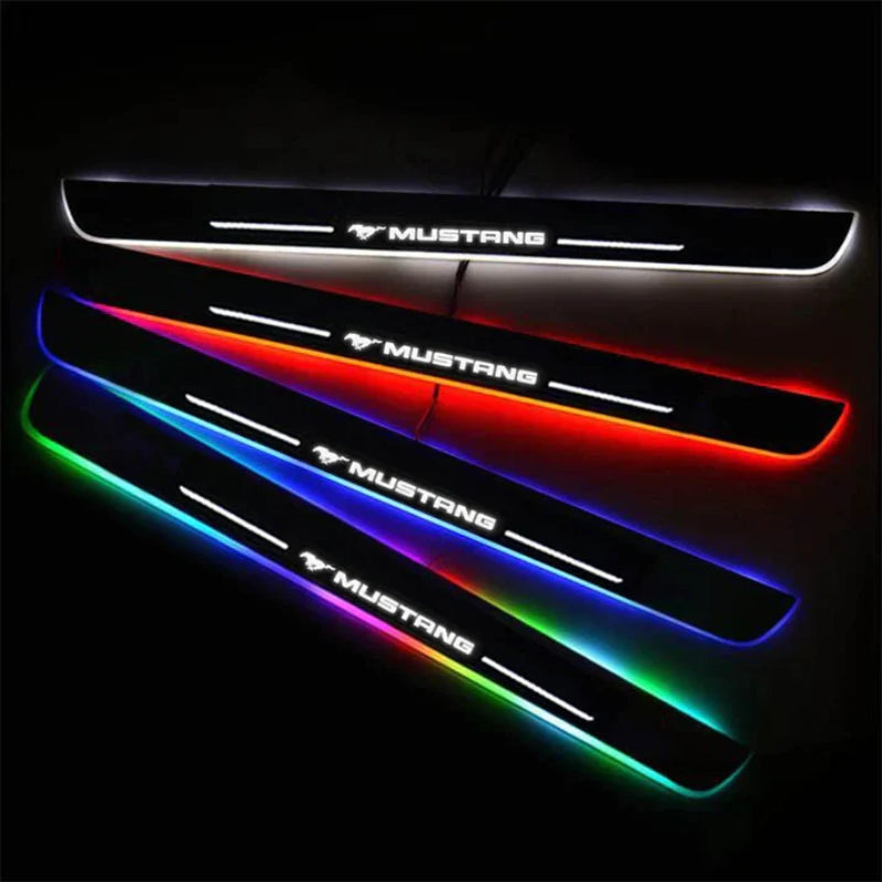 Custom Deluxe Illuminated Led Car Door Sill Lights