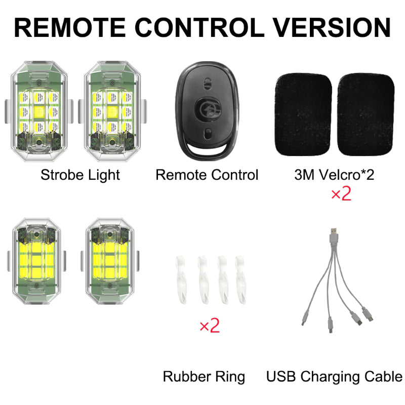 7 Color Wireless LED Strobe Lights With Controller
