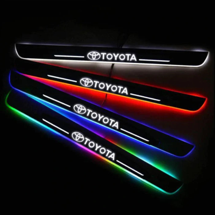 Custom Deluxe Illuminated Led Car Door Sill Lights