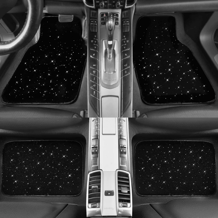 LED Night Sky Car Floor Mats With Anti Slip Underside