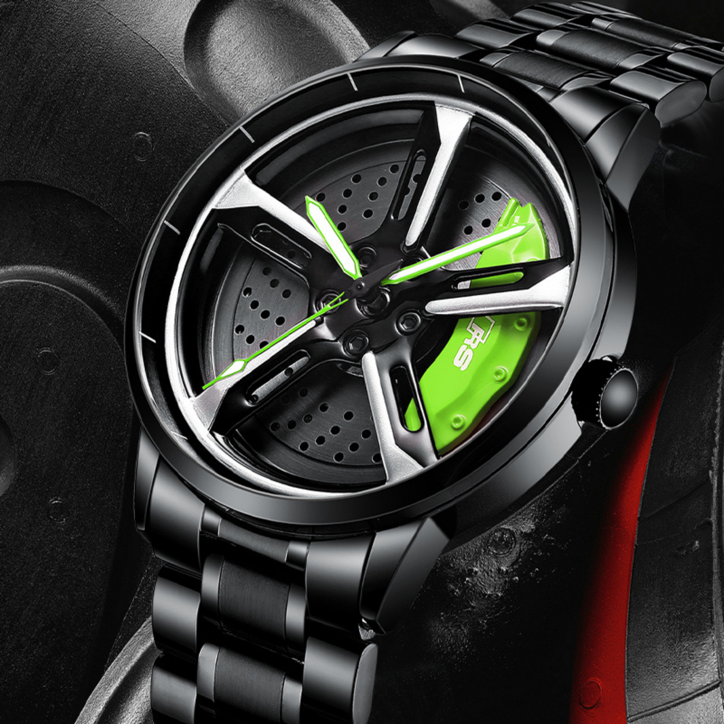 Racing Series Wheel Rim Dial Watches