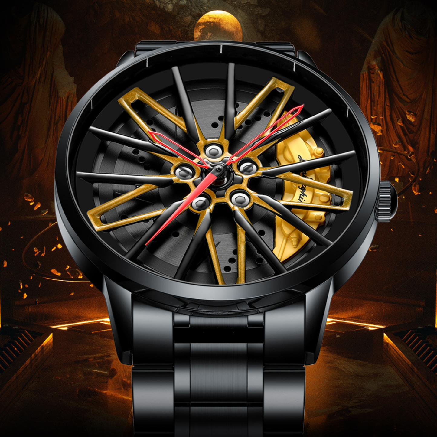 Racing Series Wheel Rim Dial Watches