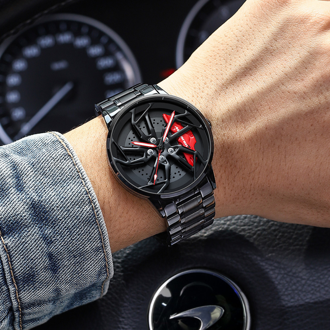 Racing Series Wheel Rim Dial Watches