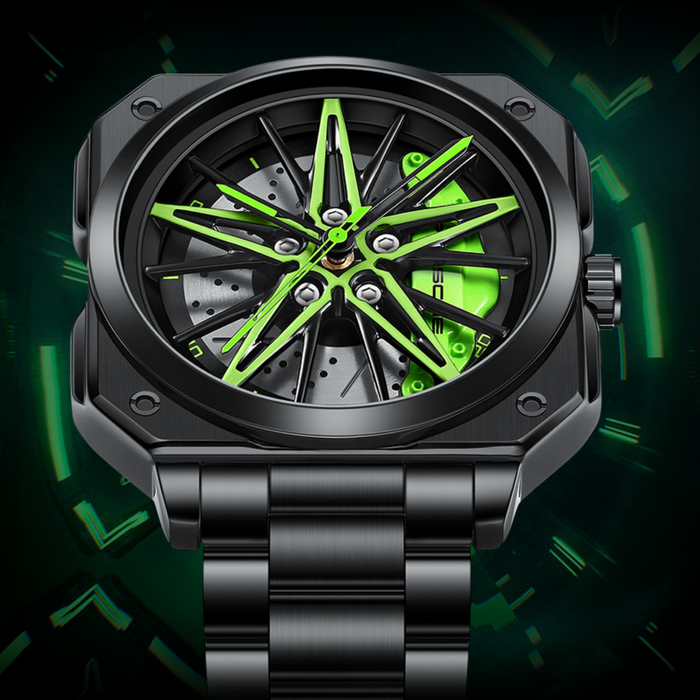 Racing Series Wheel Rim Dial Watches