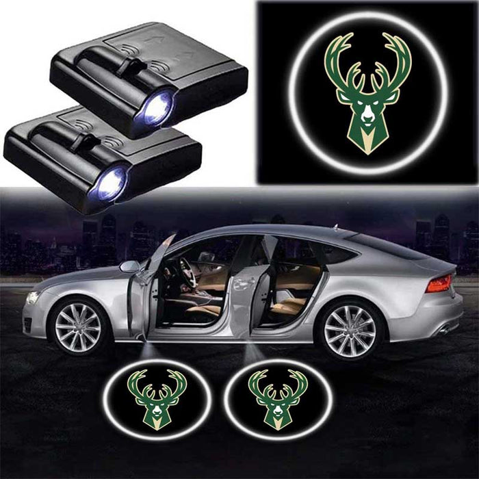 Pack Of 2 Milwaukee Bucks Car Door Lights