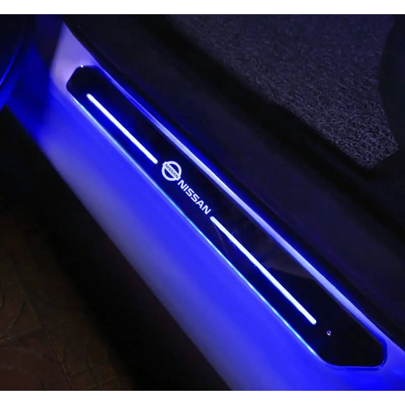LED Illuminated Nissan Door Sills