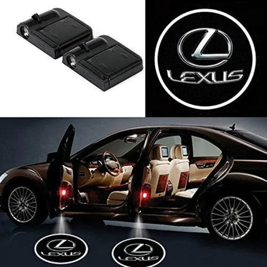 Set Of 2 Lexus Door Light Logo