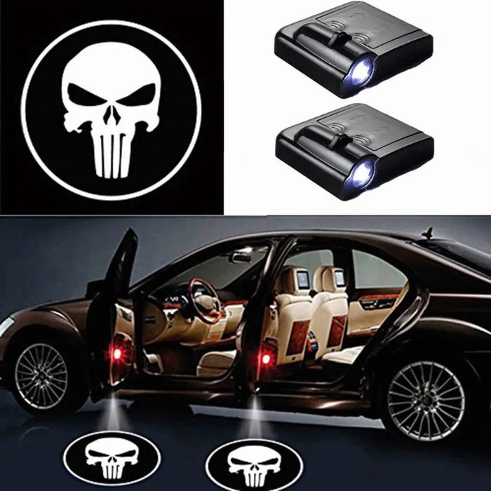 Skull Car Door Lights