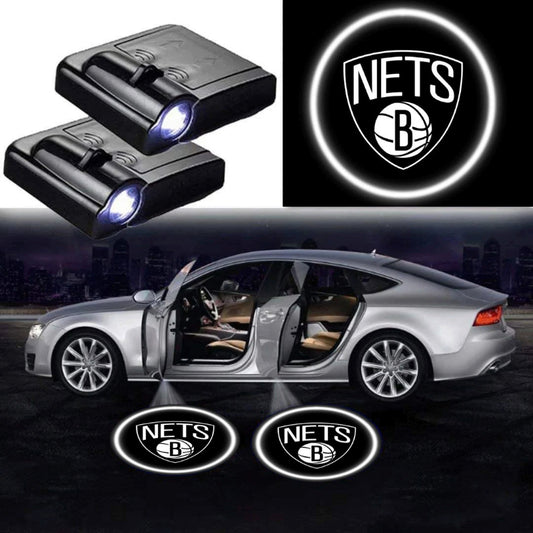 Pack Of 2 Brooklyn Nets Car Door Lights