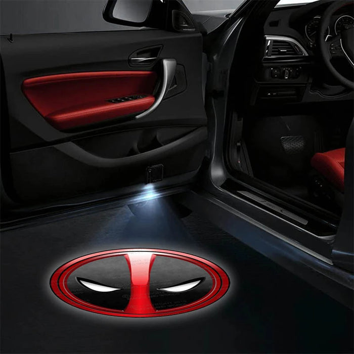 Set Of 2 Marvel Deadpool Car Lights