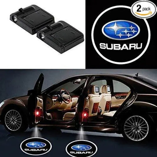 Set Of 2 Subaru Door Light Logo
