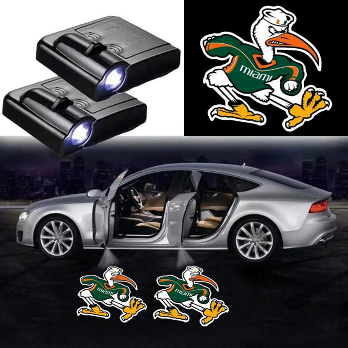 Set Of 2 Miami Car Door Lights