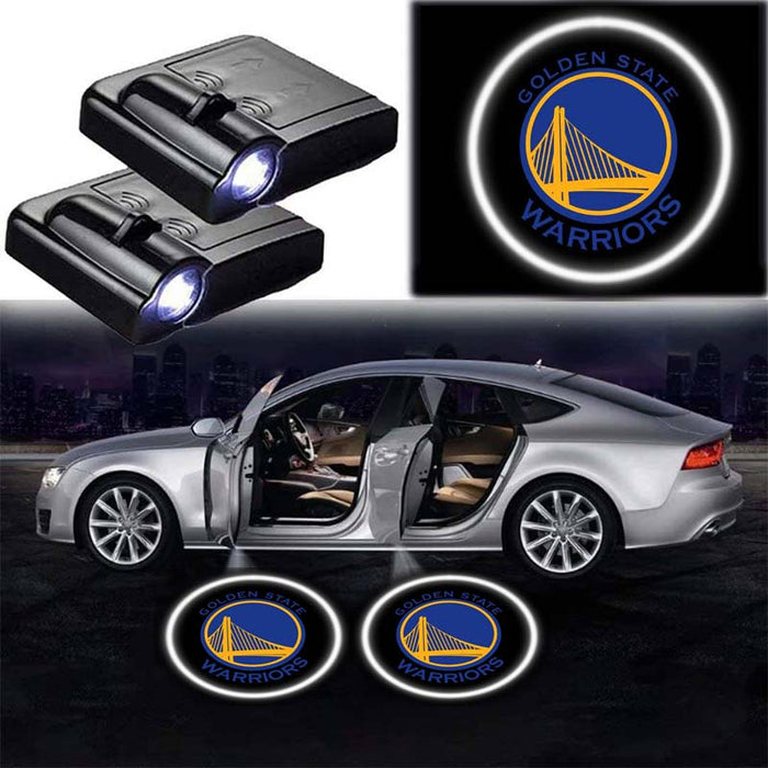 Pack Of 2 Golden State Warriors Car Door Lights