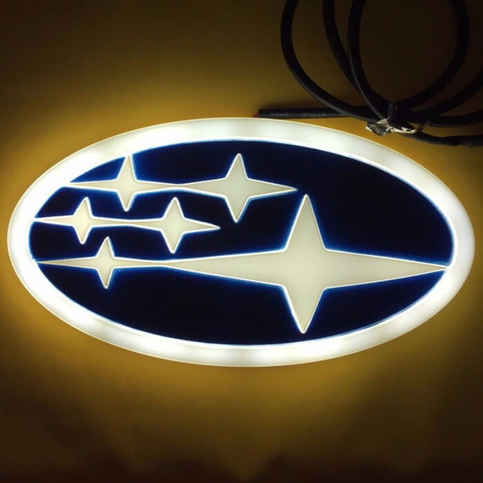 Emblem LED Car Tail Logo For Forester Legacy