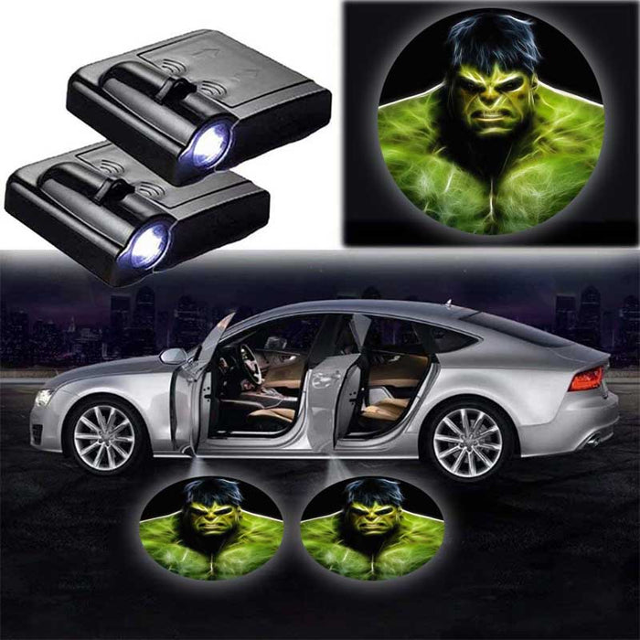 Set Of 2 Hulk Car Door Lights