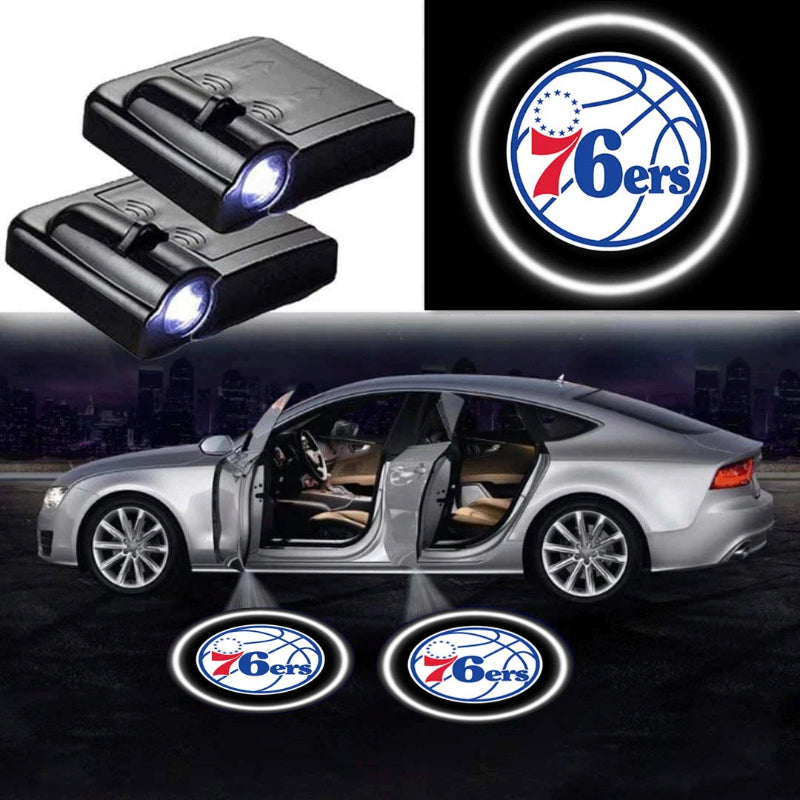 Pack Of 2 Philadelphia 76ers Car Door Lights