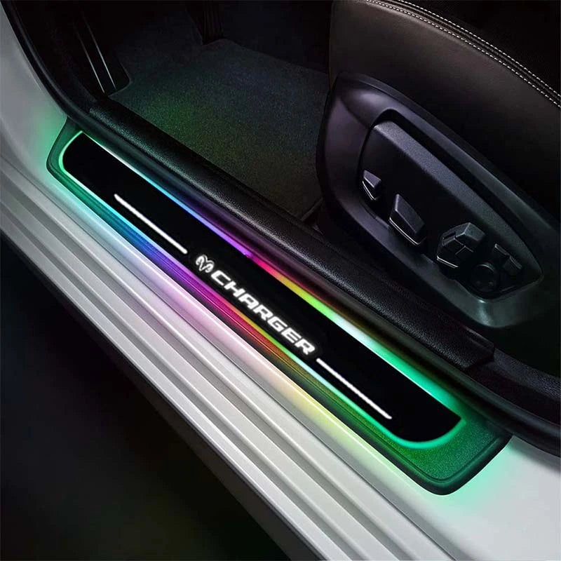 LED Wireless Illuminated Dodge Charger Door Sills