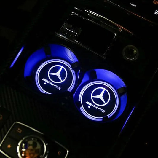 Mercedes AMG Car Cup Holder Lights