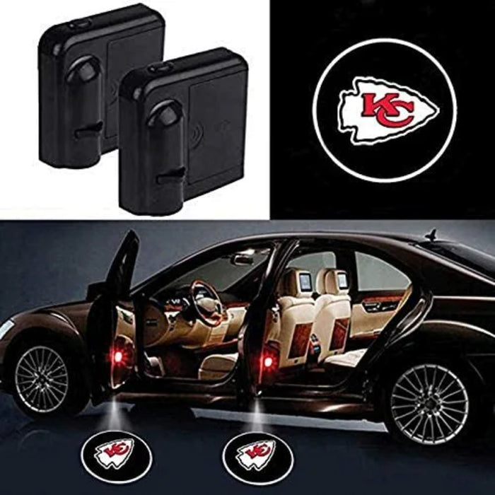 Kansas City Chiefs Car Door Lights