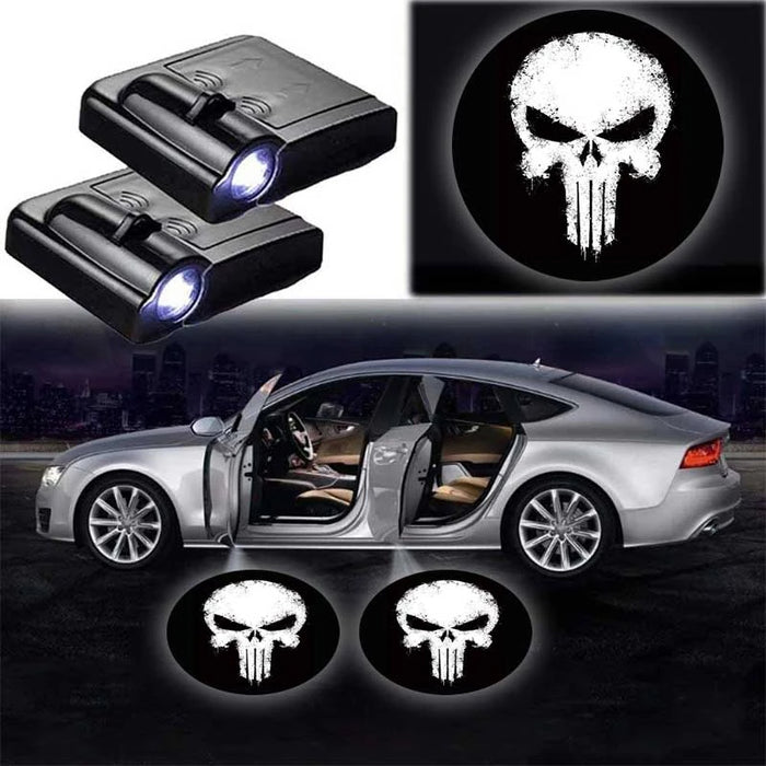 Skull Car Door Projector Lights