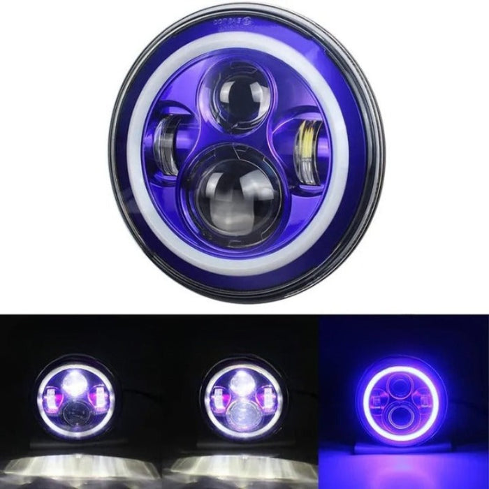 Set Of 2 Purple Headlight For Wrangler