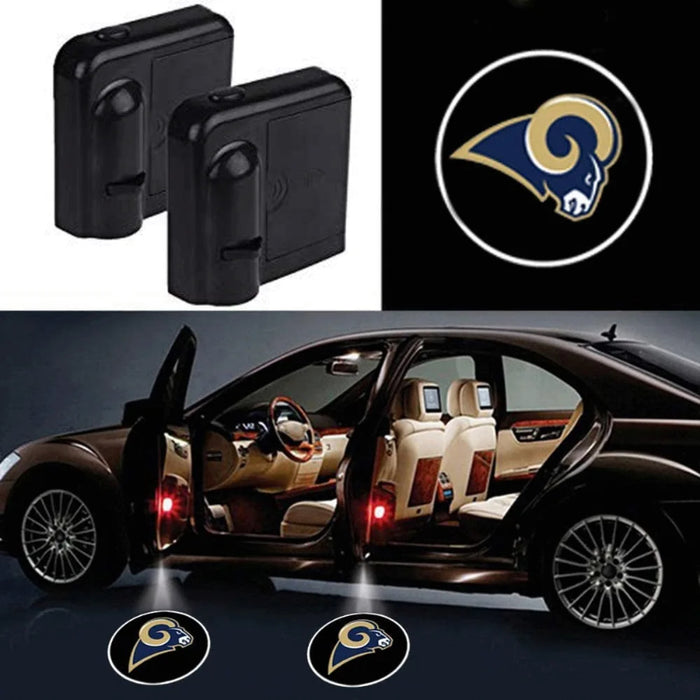 Los Angeles Rams Car Door Lights