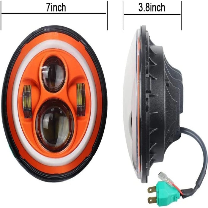 Set Of 2 Jeep Wrangler Headlamp Projector