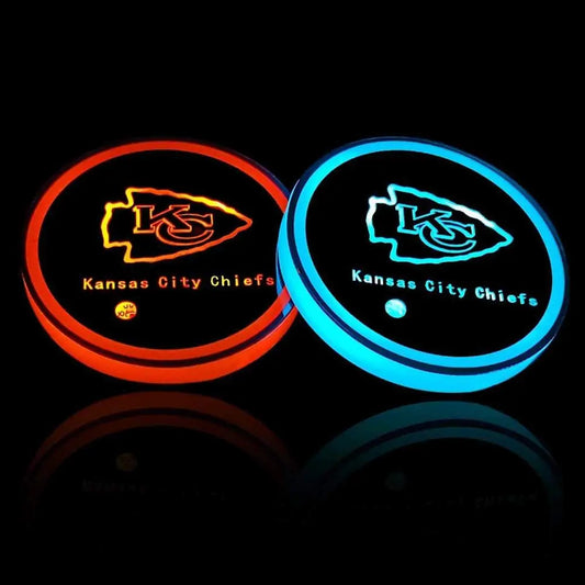Kansas City Chiefs Car Cup Holder Lights