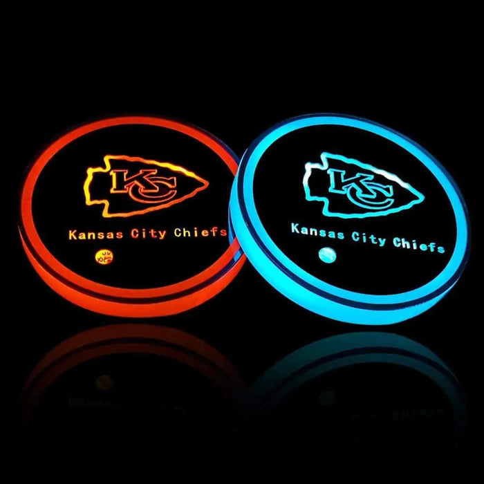 Kansas City Chiefs Car Cup Holder Lights