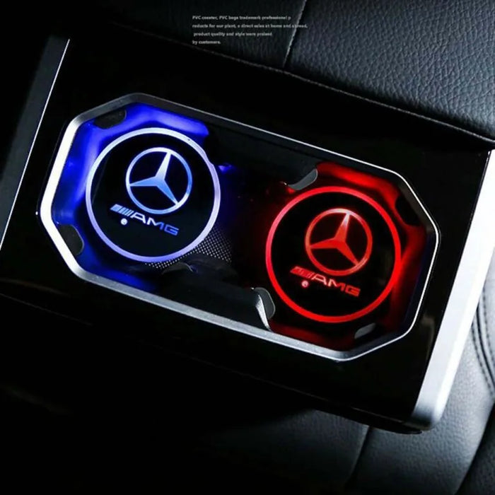 Mercedes AMG Car Cup Holder Lights