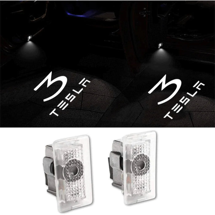 Set Of 2 Tesla Model 3 Car Door Lights