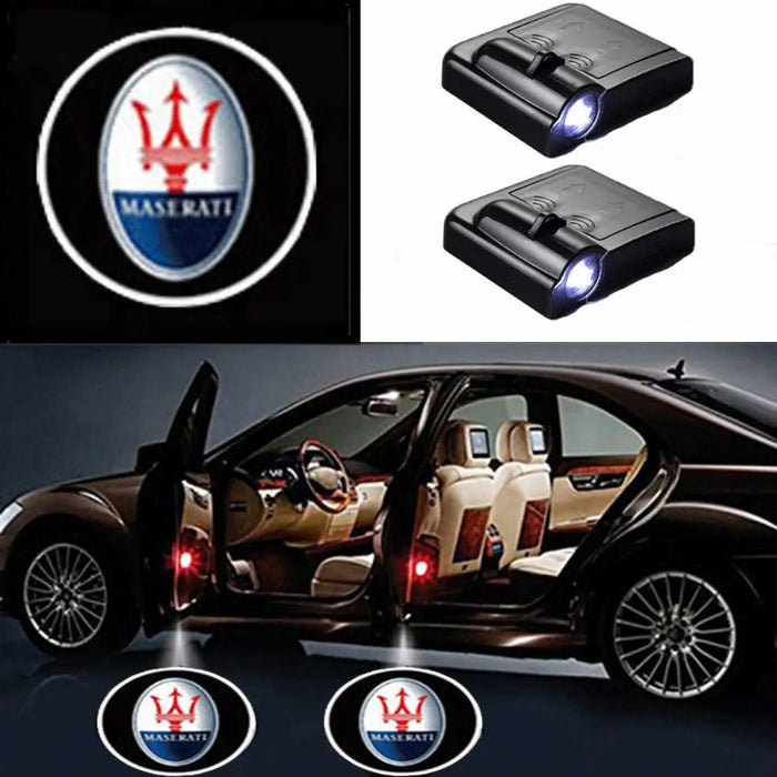 LED Maserati Car Door Projector Lights